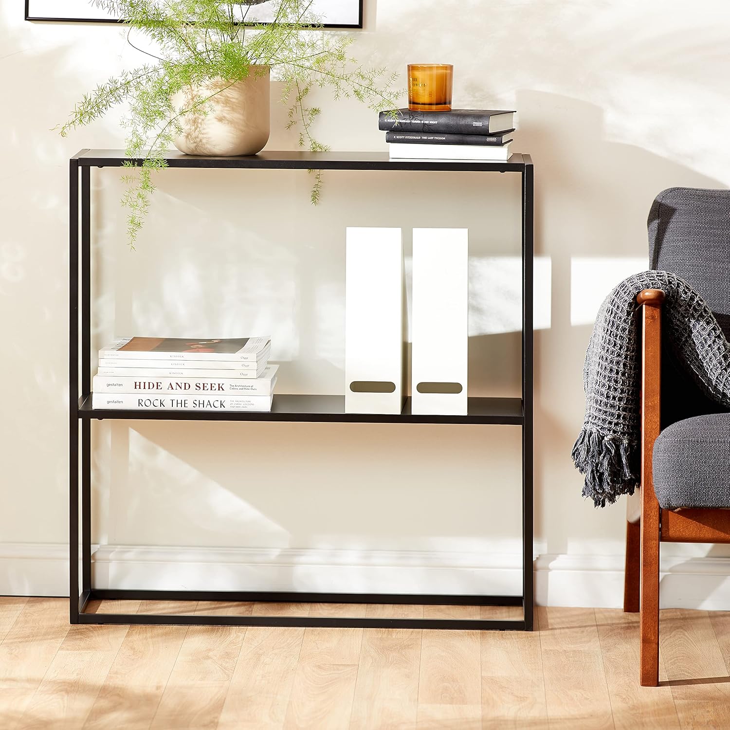 Ac Design Furniture Nino Tavolo Consolle Nero - immagine 2