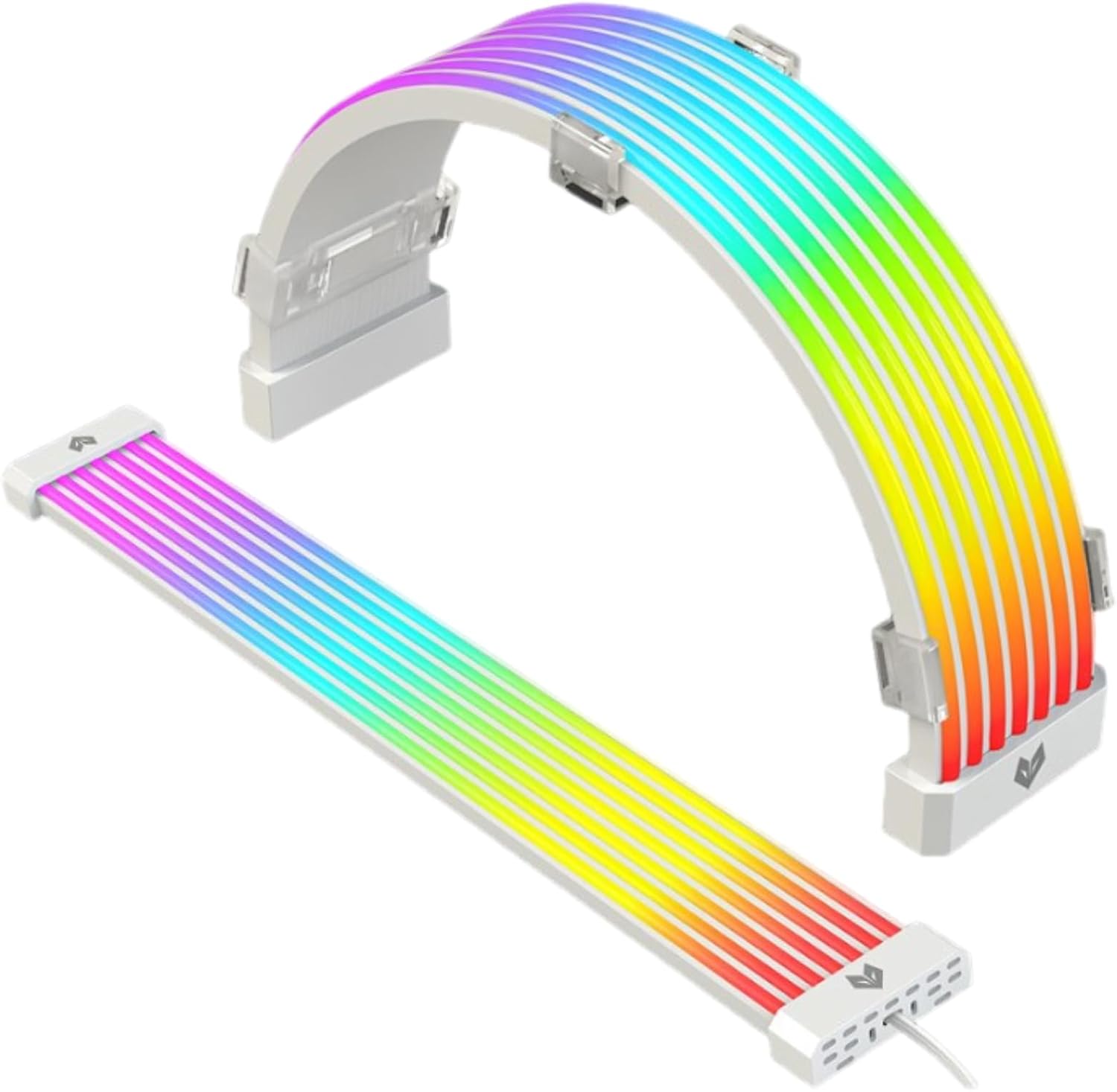 Bewinner Kit Cavo Prolunga Alimentazione RGB ATX 24 Pin - immagine 1