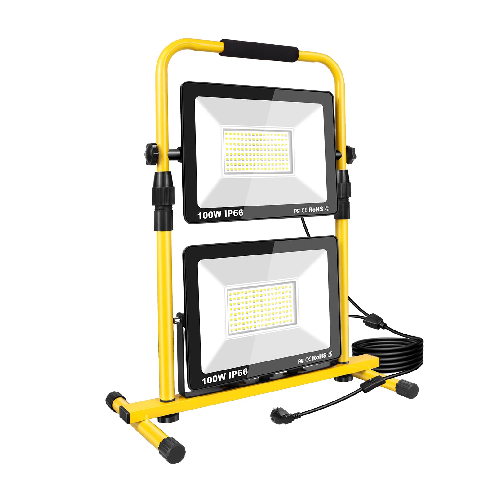 SKYWORLD Faretto LED da Cantiere 200W 20000LM