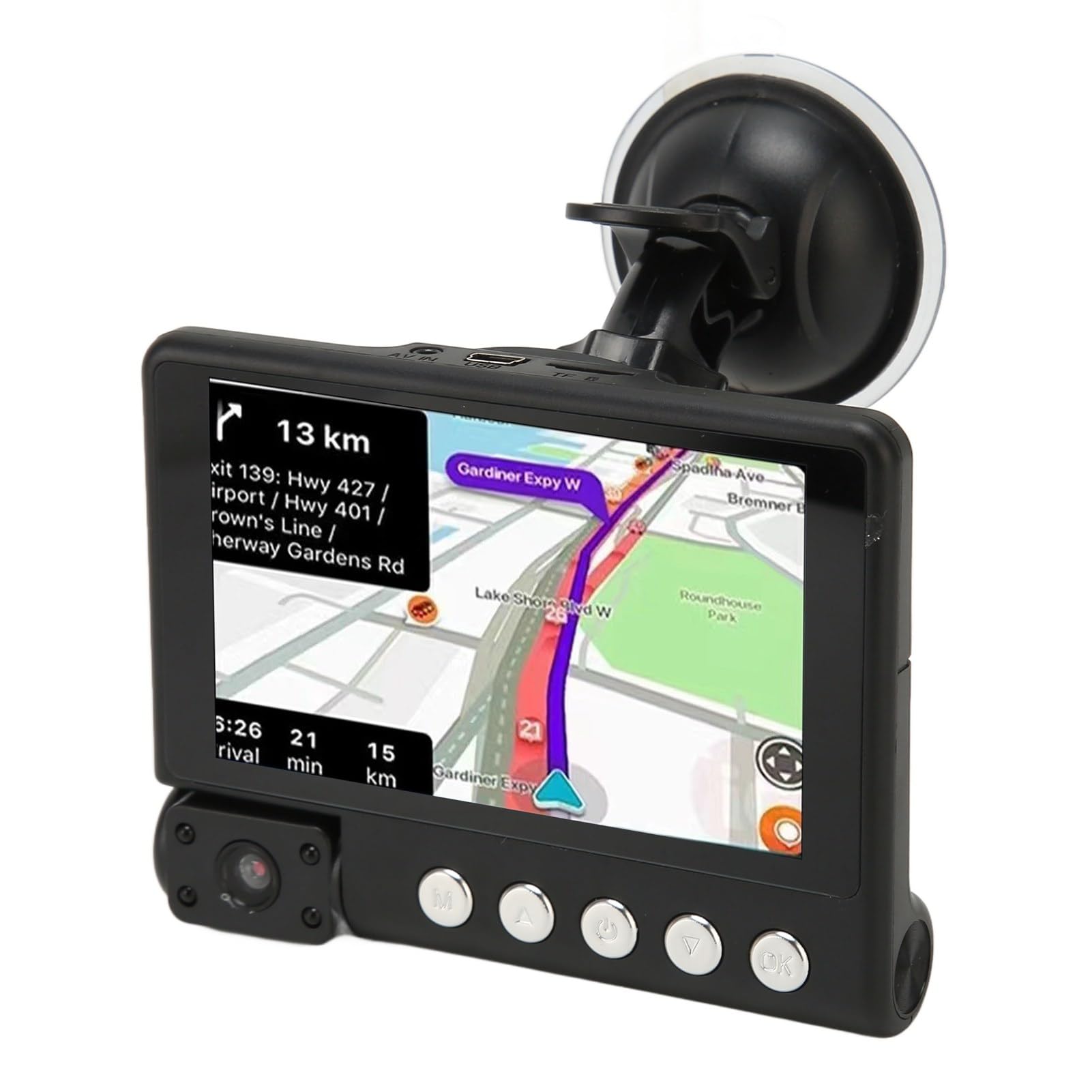 Dash Cam HD 1080P per Auto con GPS WiFi