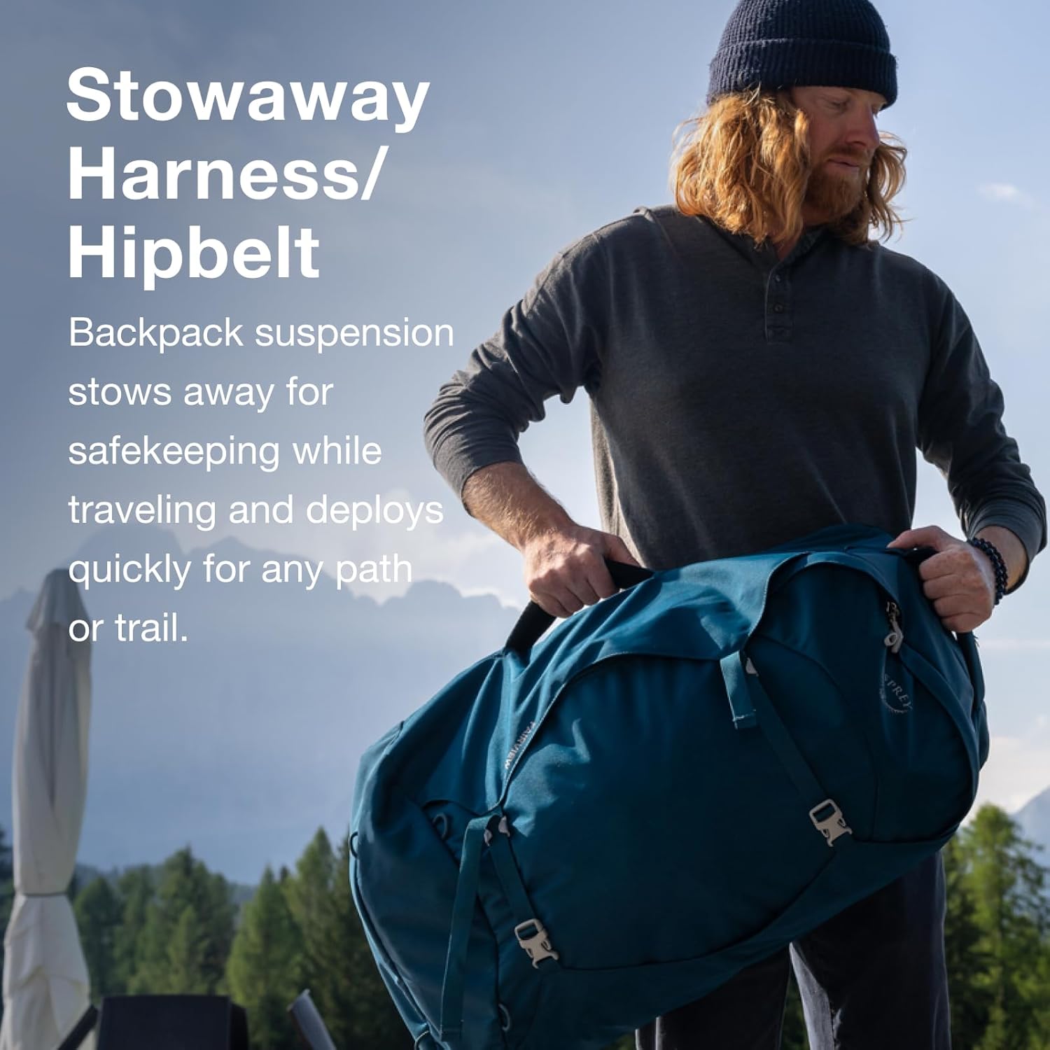 Osprey Farpoint 70 Zaino Uomo (Pacco da 1) - immagine 4