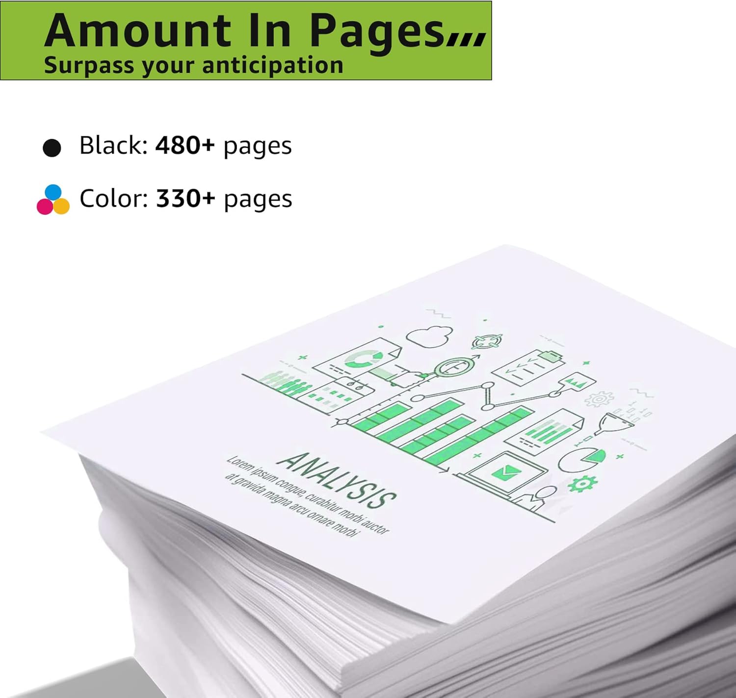 Cmybabee 302XL Cartucce Rigenerate Nero e Colore - immagine 3