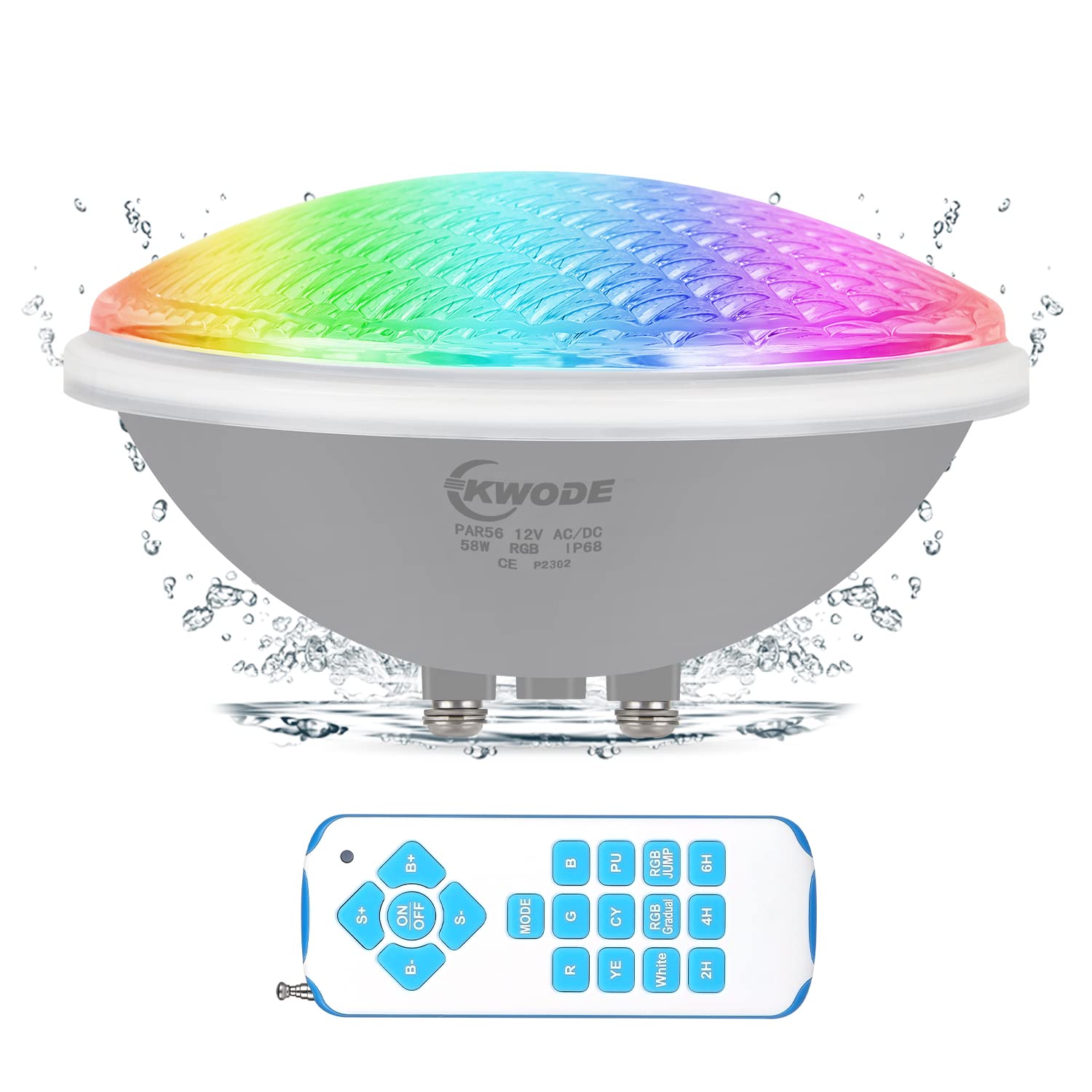 Kwode LED Pool Lighting PAR56 58W IP68