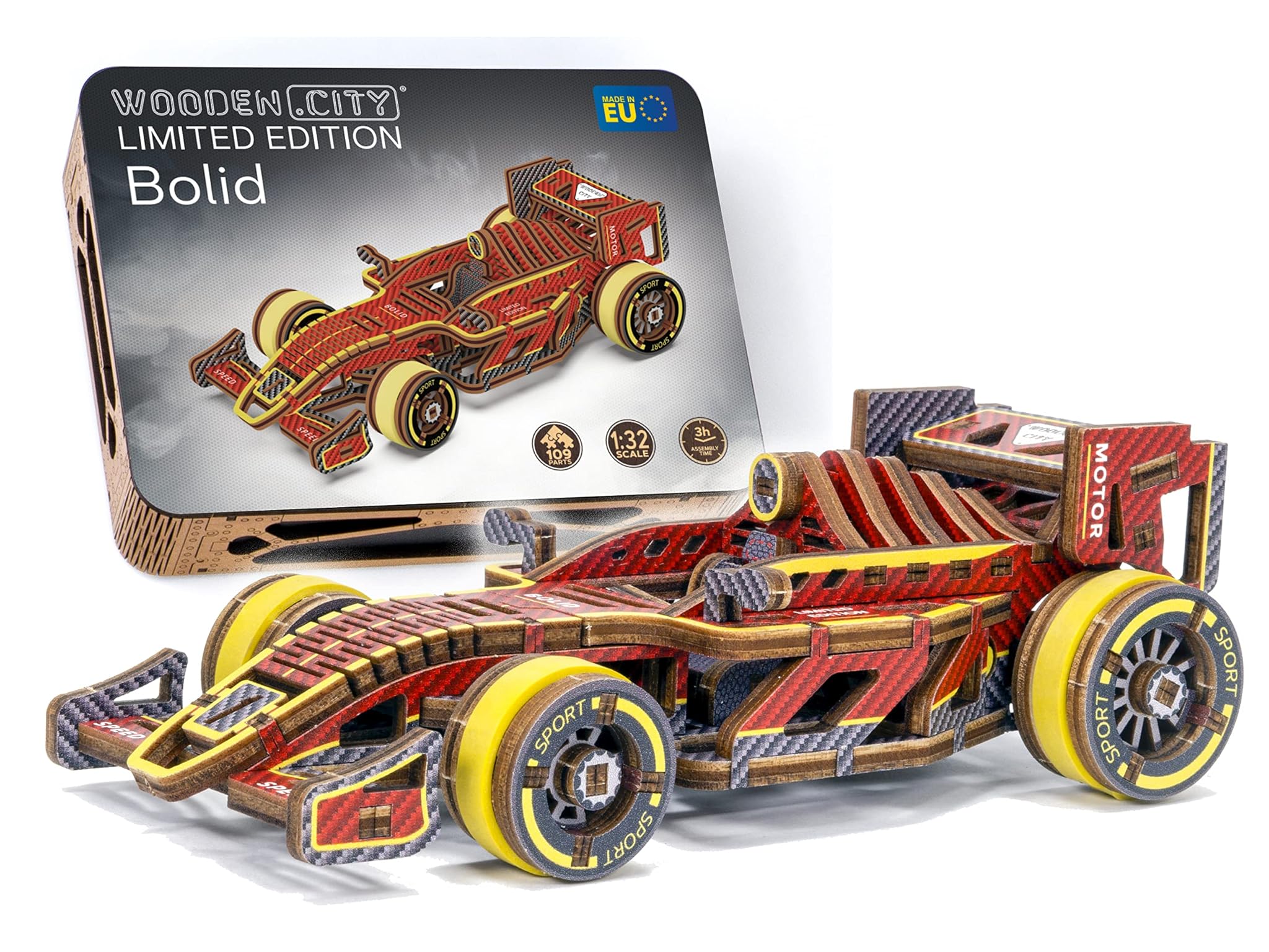 Wooden.city Bolid Limited Edition - Kit Modello 3D Legno