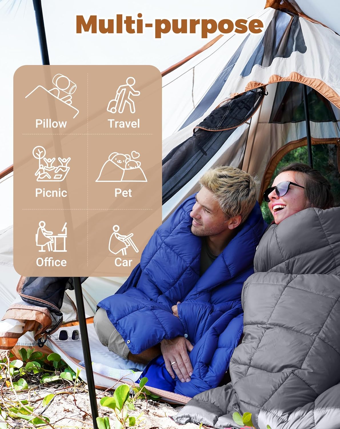 Kingcamp Coperta Termica Ultra Leggera Multifunzionale - immagine 2