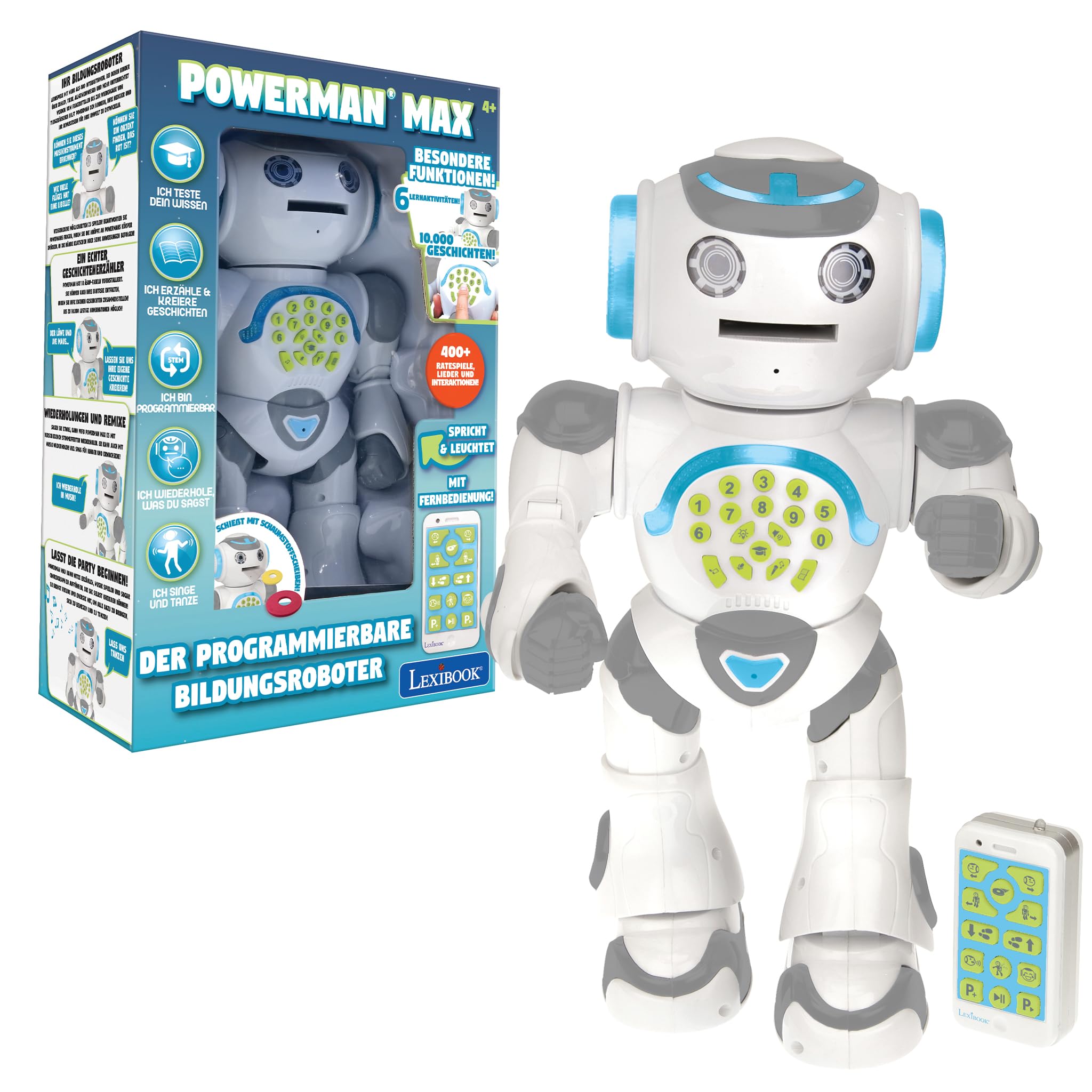 Lexibook Powerman Max - Robot Giocattolo Parlante