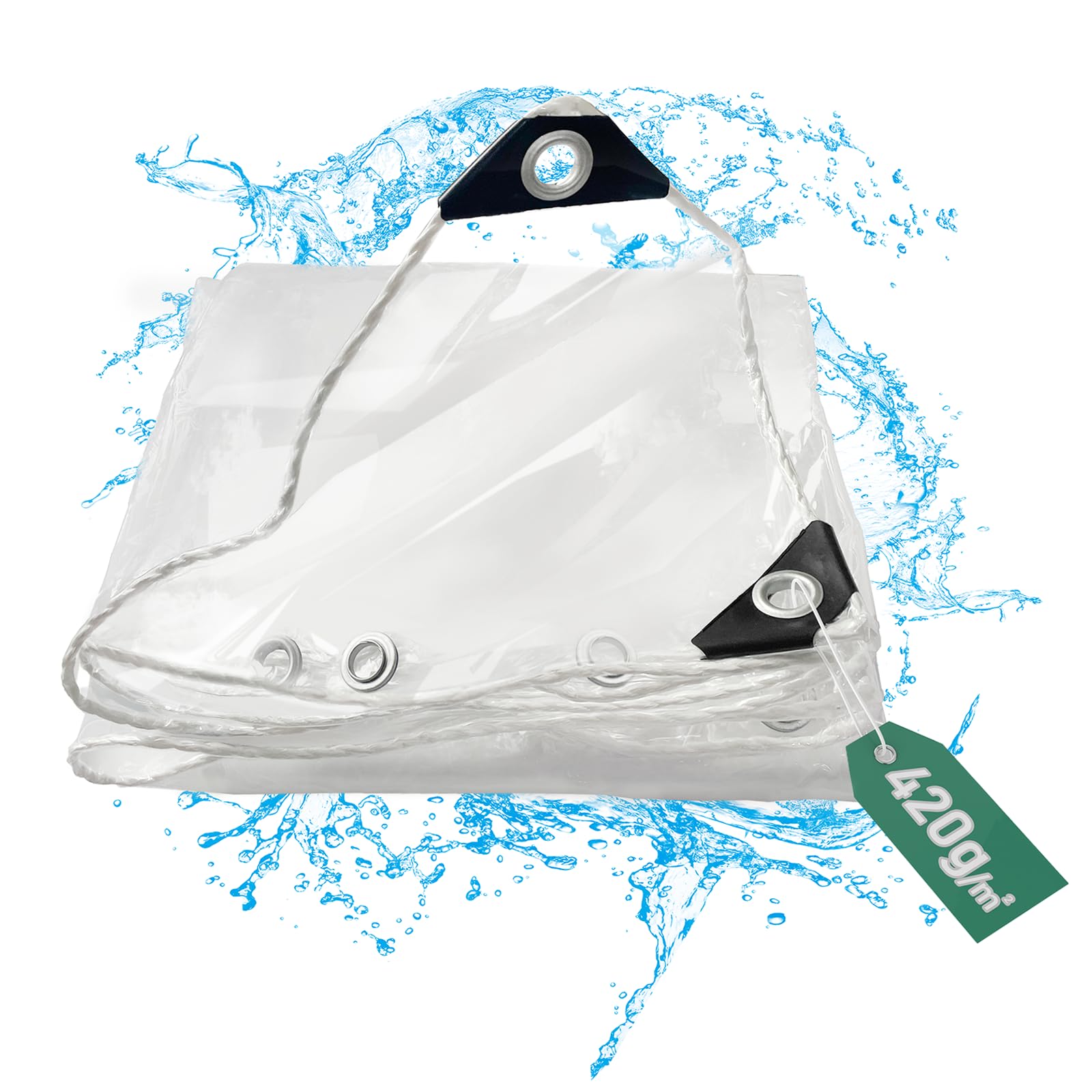 Telone Impermeabile in PVC Trasparente 420 g/m²