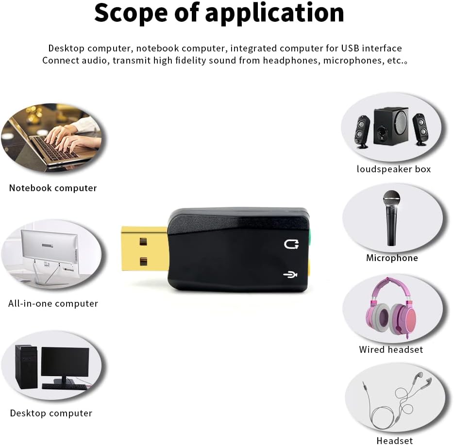 Adattatore Audio USB a Jack Stereo 3,5mm - immagine 8