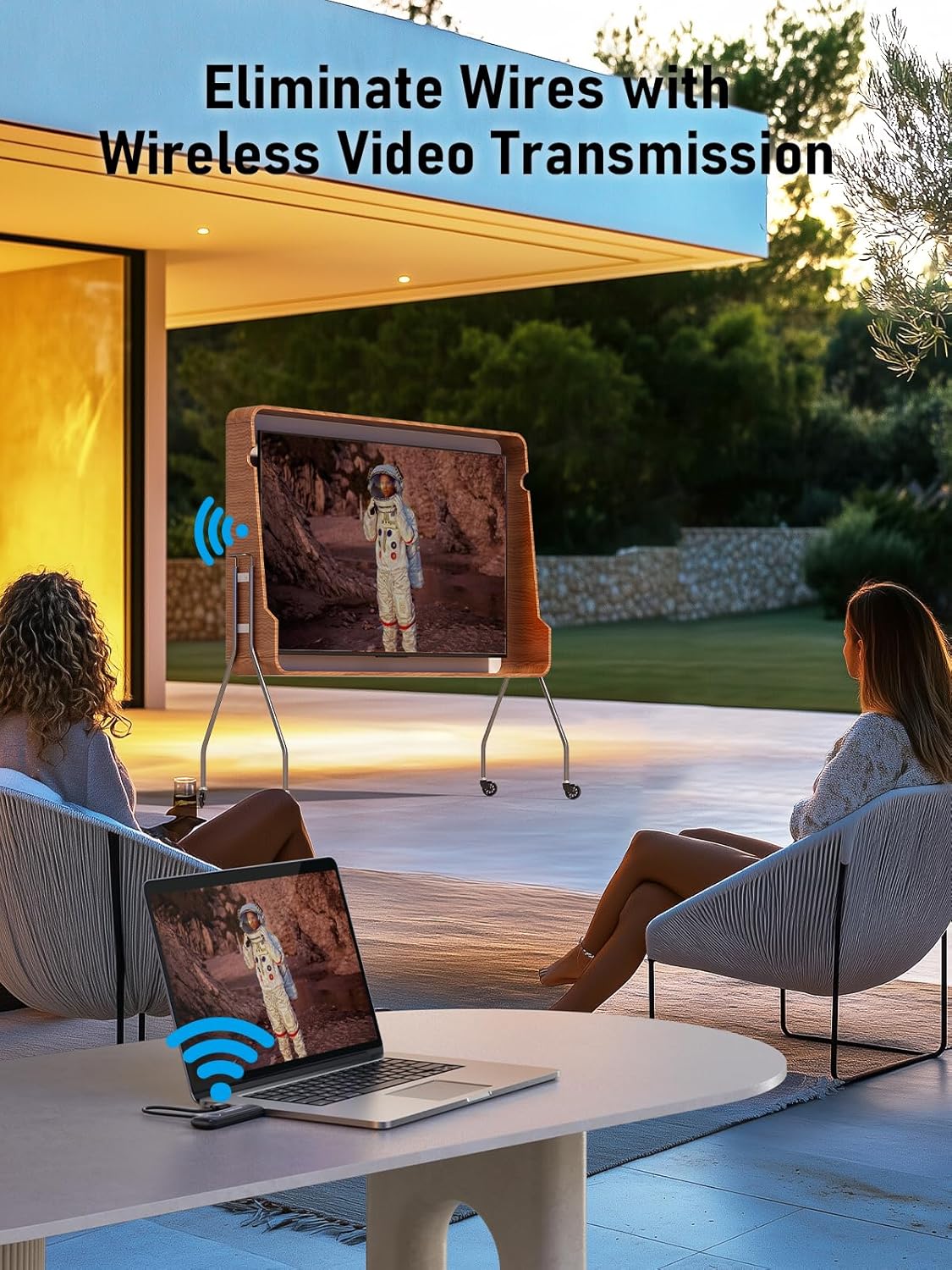 Lemorele HDMI Senza Fili 165FT/50M - Trasmettitore e Ricevitore - immagine 3