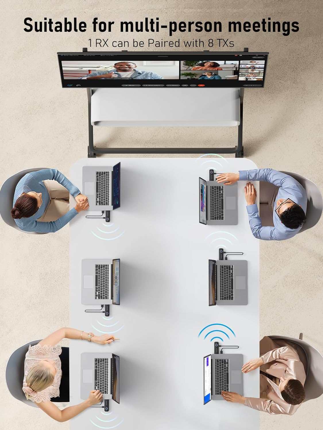 Lemorele HDMI Senza Fili 165FT/50M - Trasmettitore e Ricevitore - immagine 6