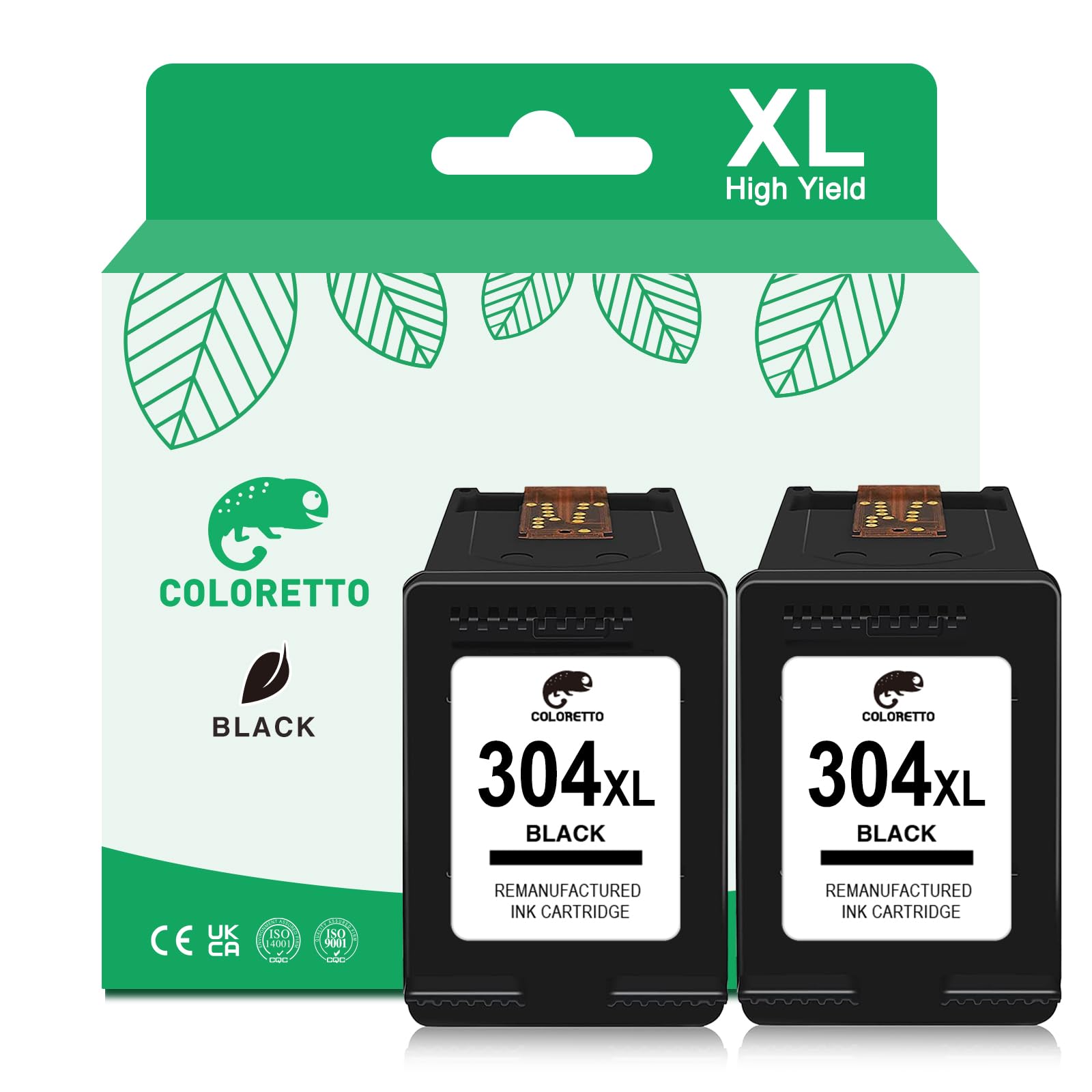 Coloretto 304XL Cartucce d'inchiostro Nera Sostituzione