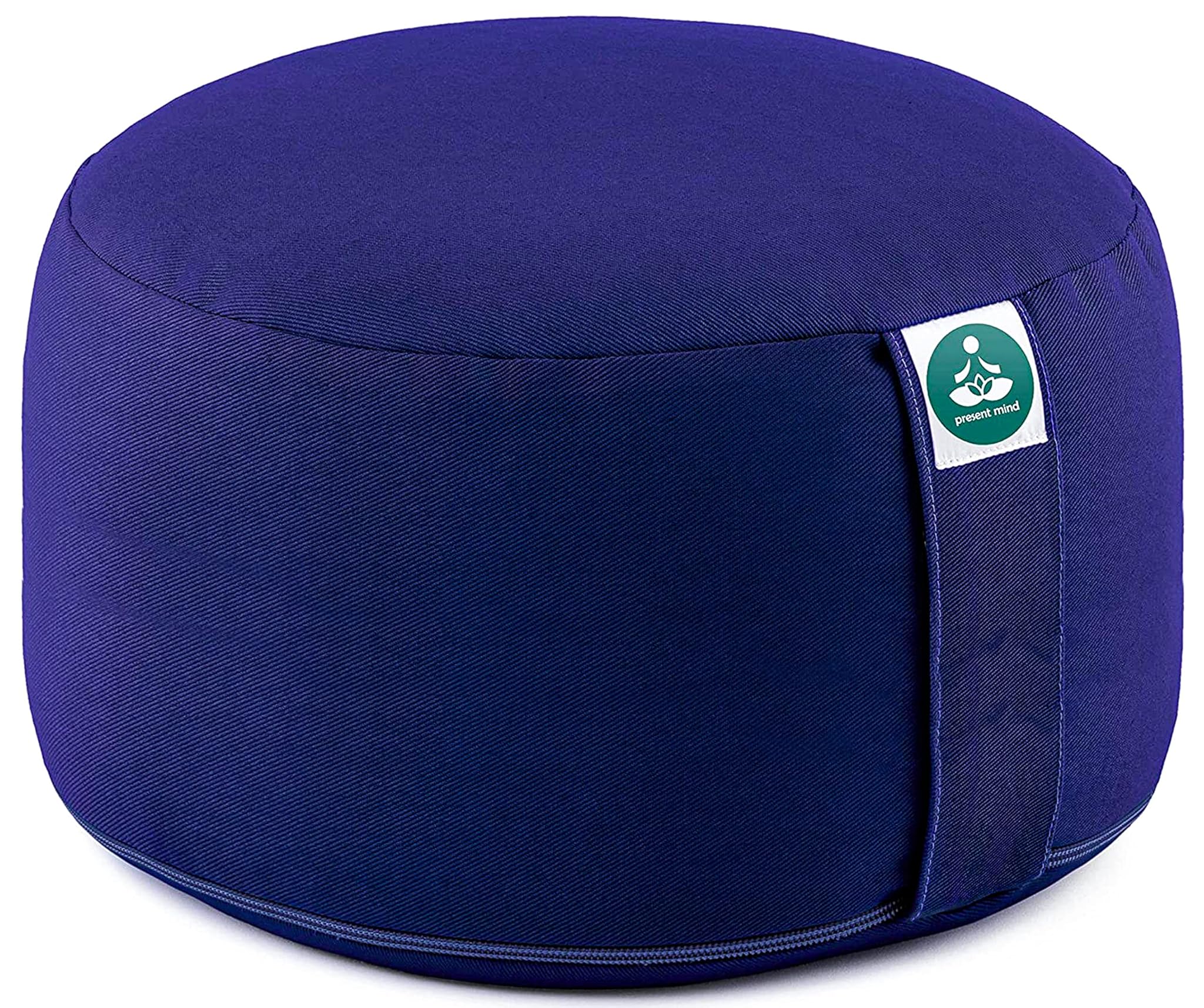 Cuscino Meditazione Yoga Zafu, Altezza 20 cm, Rivestimento in Cotone Lavabile