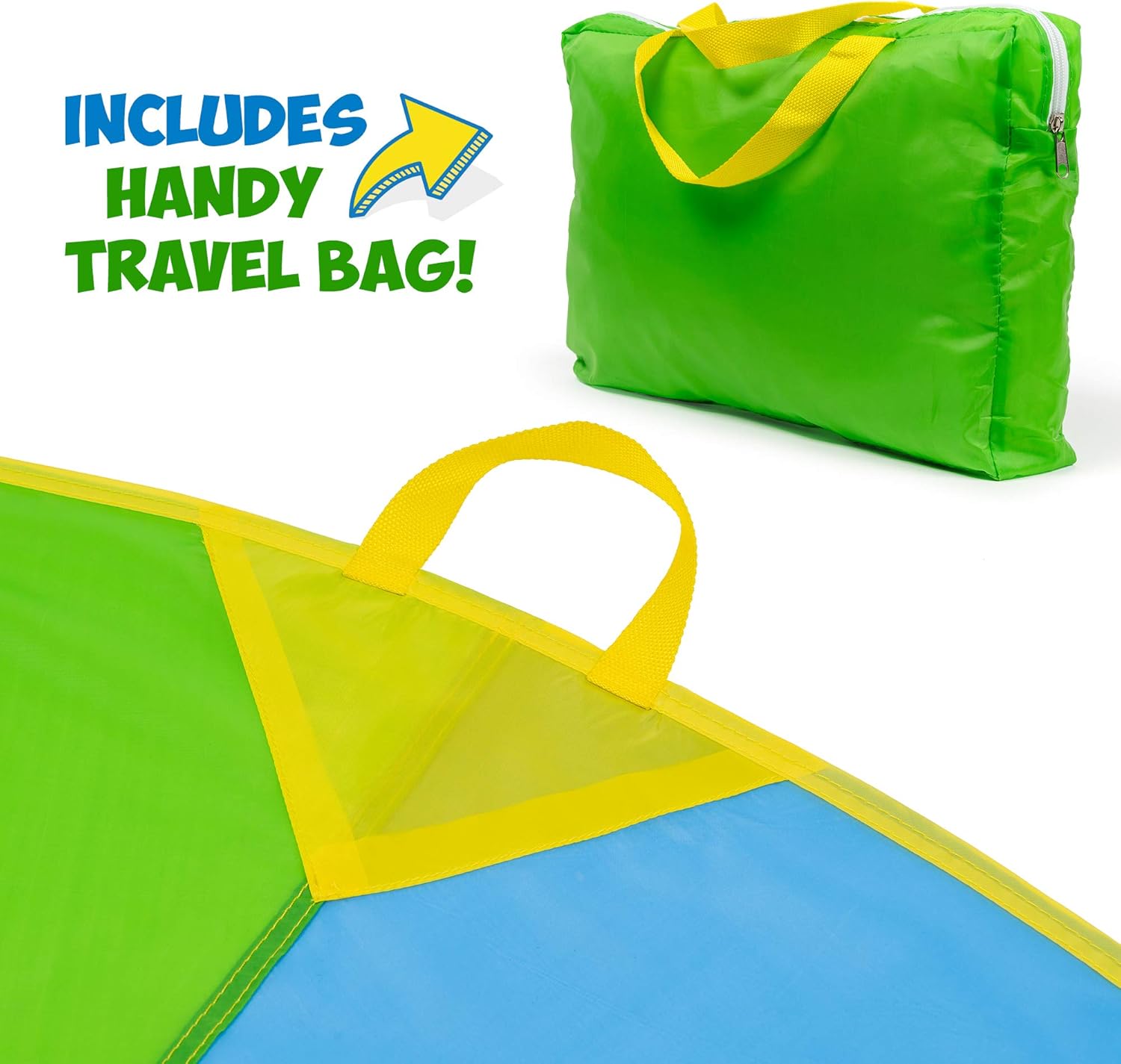 THE TWIDDLERS - Grande Paracadute Arcobaleno 610cm - immagine 7