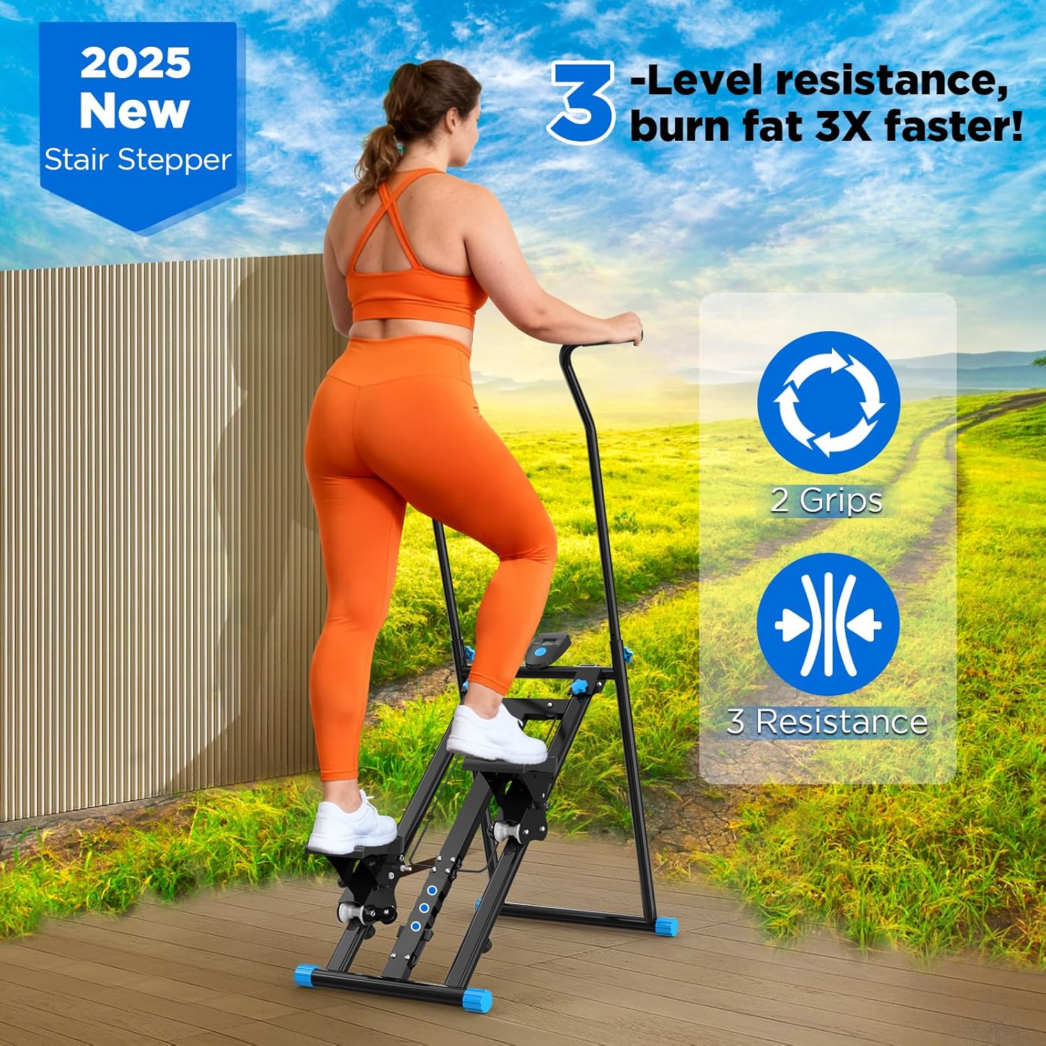 Stepper Pieghevole per Esercizi a Casa - immagine 2
