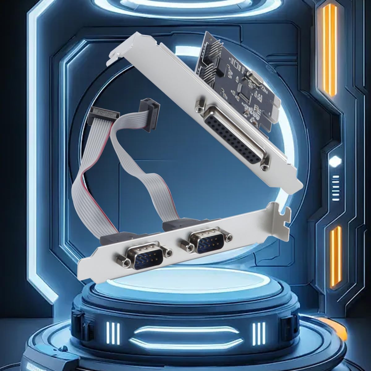 Scheda di interfaccia seriale RS232 PCI Express, adattatore da PCI-E a ...