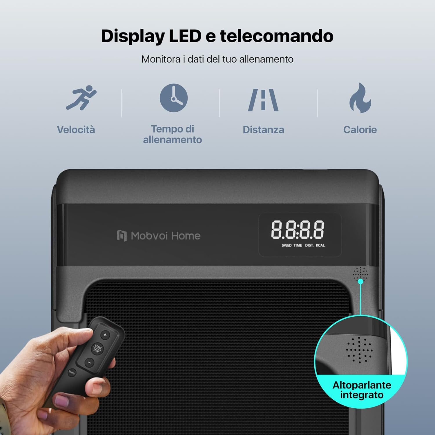 Mobvoi Walking Pad Tapis Roulant 2 in 1 AI 6 km/h - immagine 3