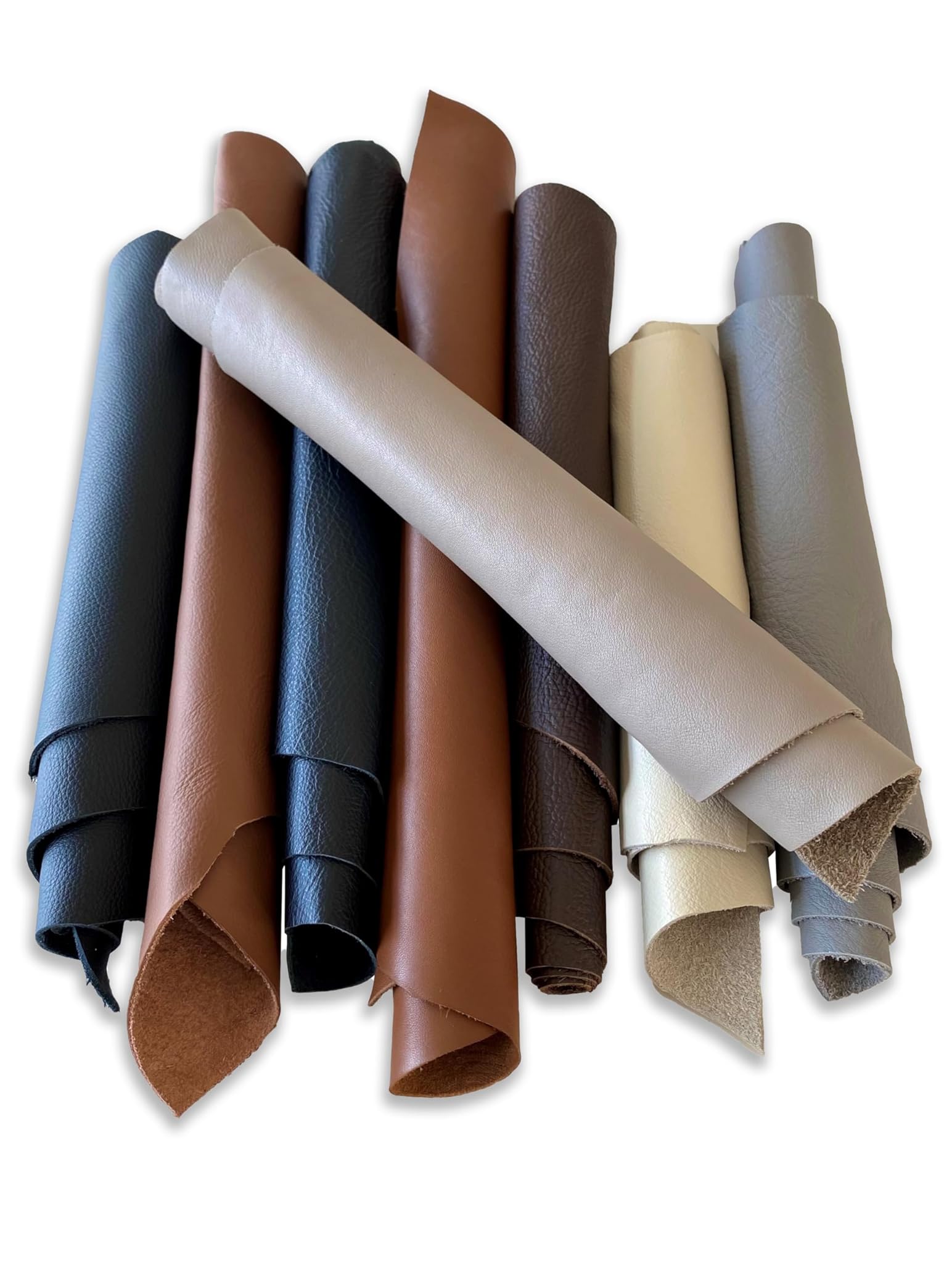 Ipea 1 Kg Ritagli di Vera Pelle Colori Misti Classici