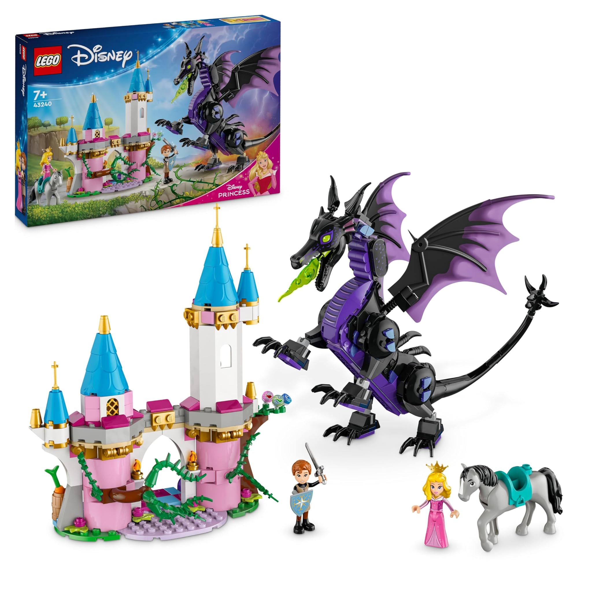 Lego Disney Malefica Drago - Castello Giocattolo 43240