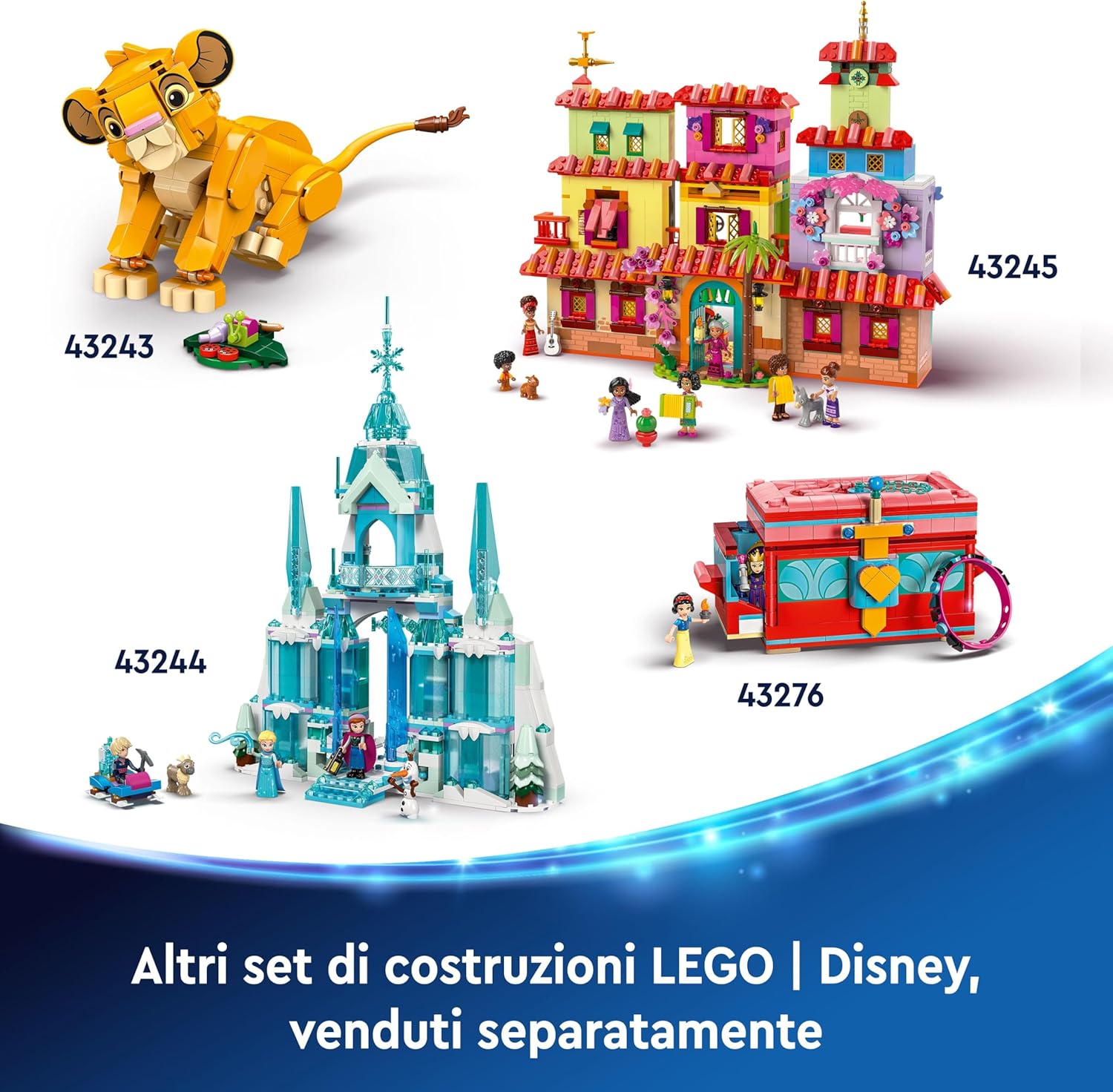 Lego Disney Malefica Drago - Castello Giocattolo 43240 - immagine 7