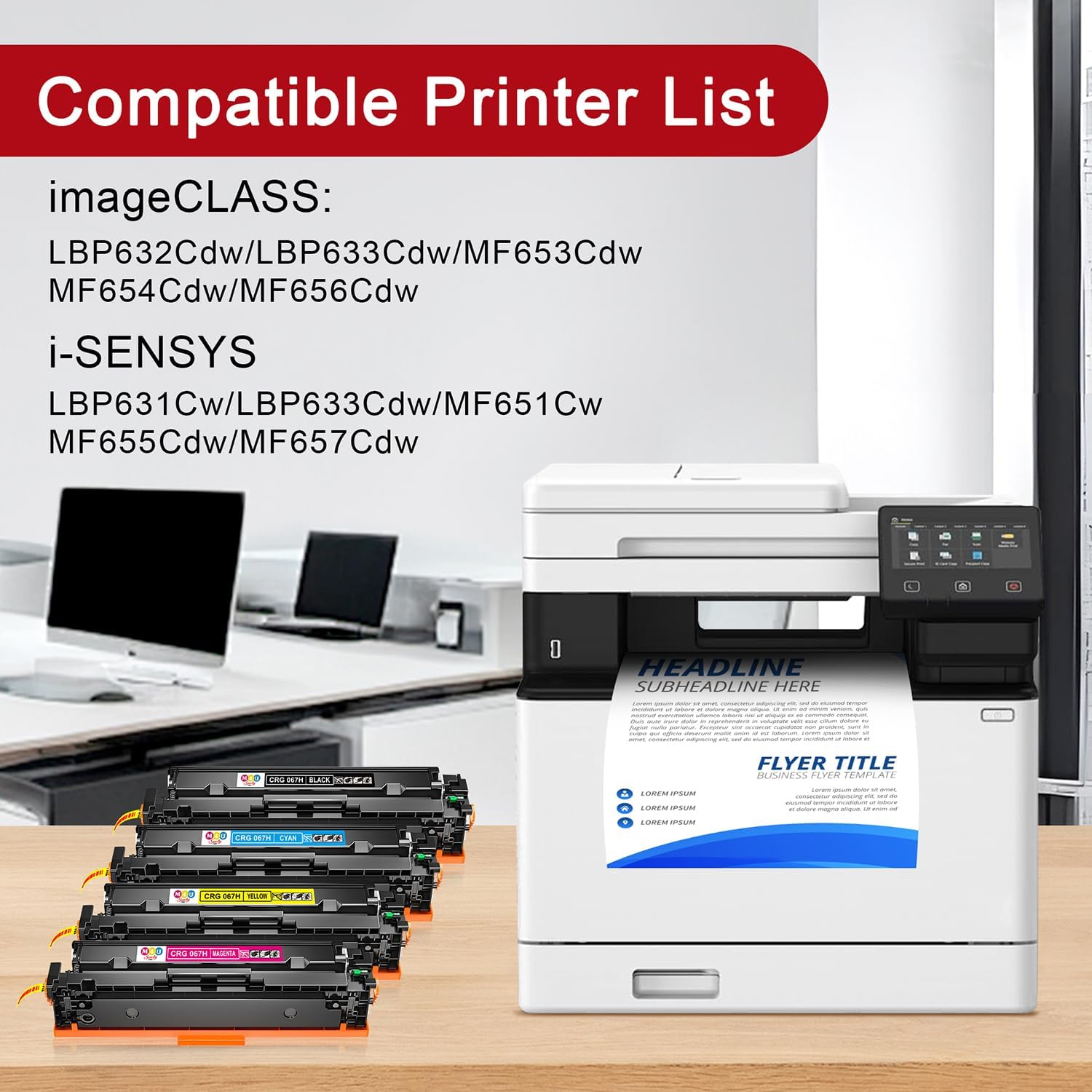 Toner Compatibile 067H 067 - 4 Pack - immagine 2