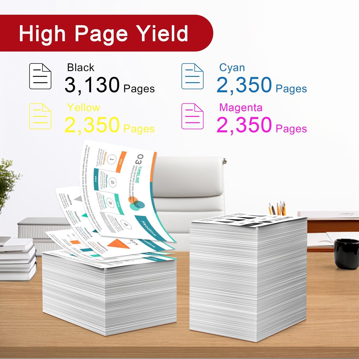 Toner Compatibile 067H 067 - 4 Pack - immagine 4