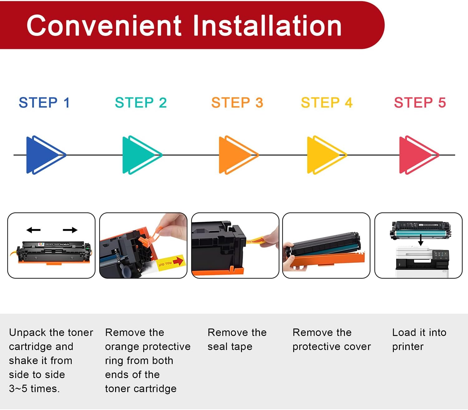 Toner Compatibile 067H 067 - 4 Pack - immagine 5