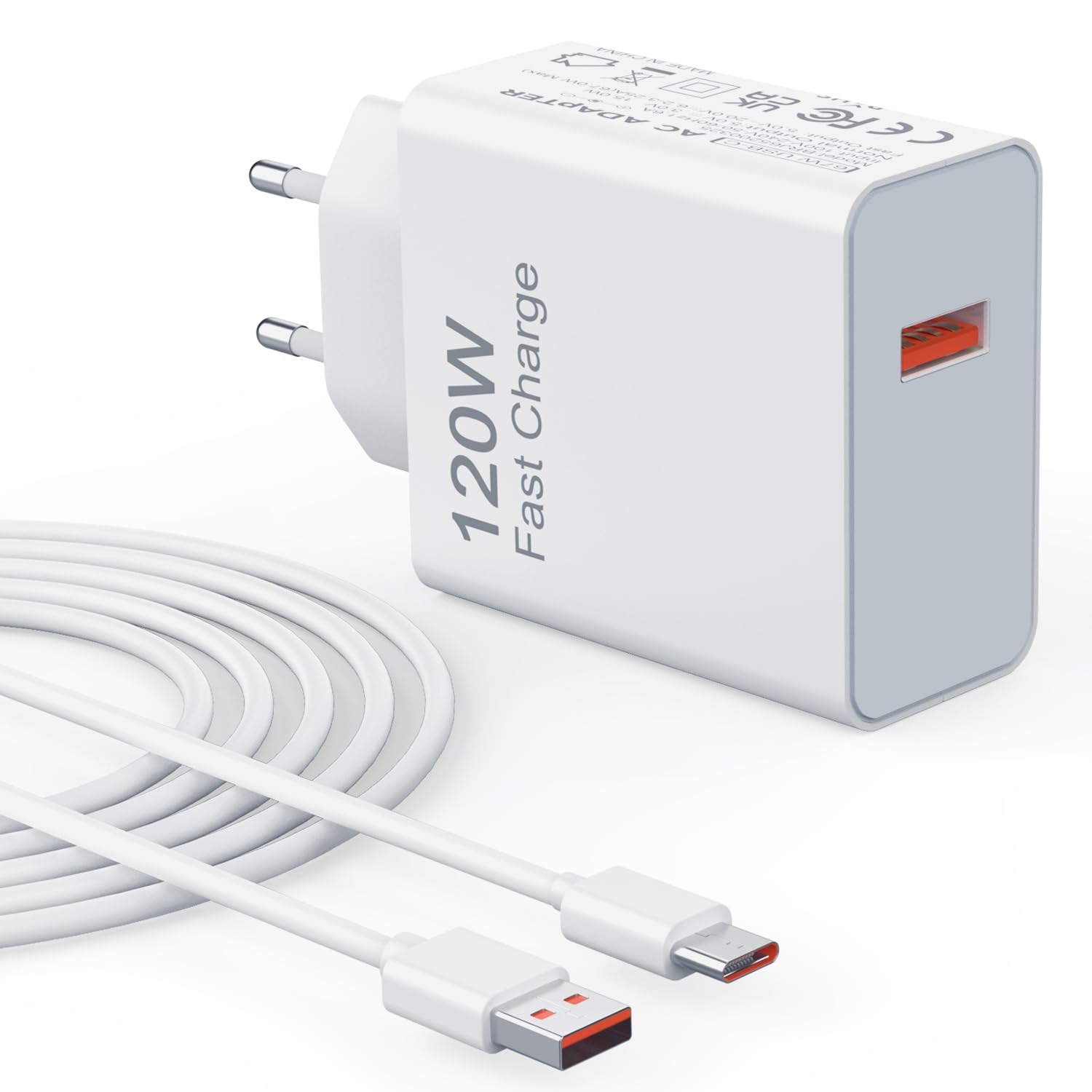 Caricatore Rapido 120W USB C con Cavo 1M