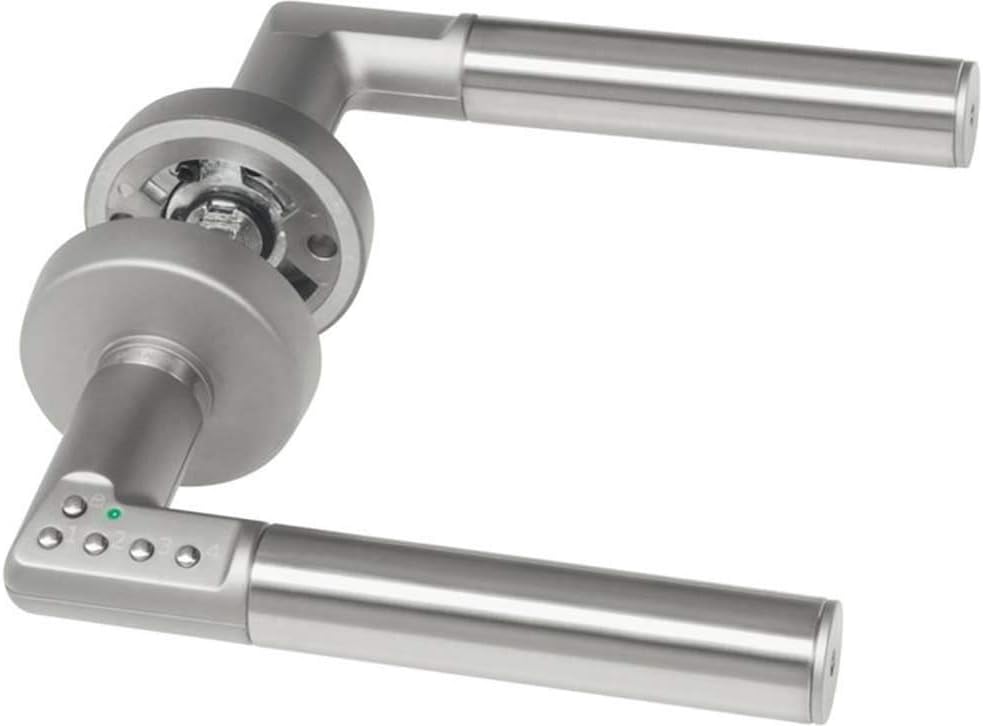 Assa Abloy Maniglia con Sblocco a Codice, Grigio - immagine 1