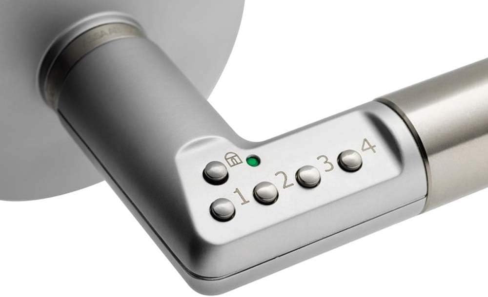 Assa Abloy Maniglia con Sblocco a Codice, Grigio - immagine 2