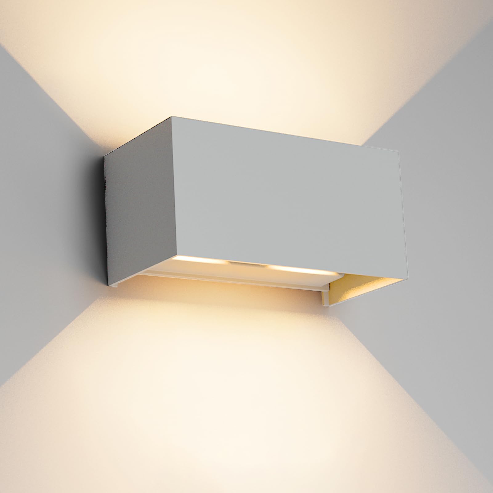 Klighten Lampade da Parete 24W Esterno/Interno IP65, 2PCS