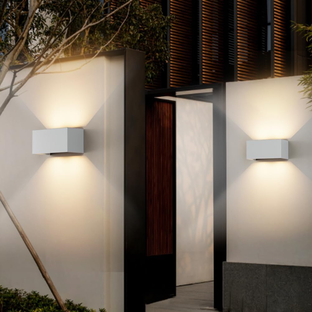 Klighten Lampade da Parete 24W Esterno/Interno IP65, 2PCS - immagine 7