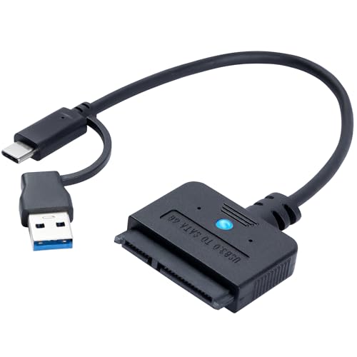 Adattatore SATA USB 2 in 1 Tipo C/USB 3.0