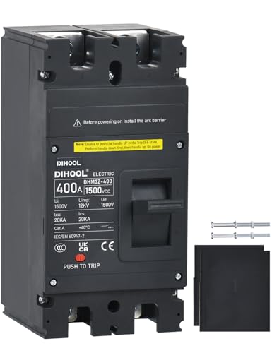 DIHOOL DC 1500V Interruttore 400A 2P mccb fusibile per batteria dc