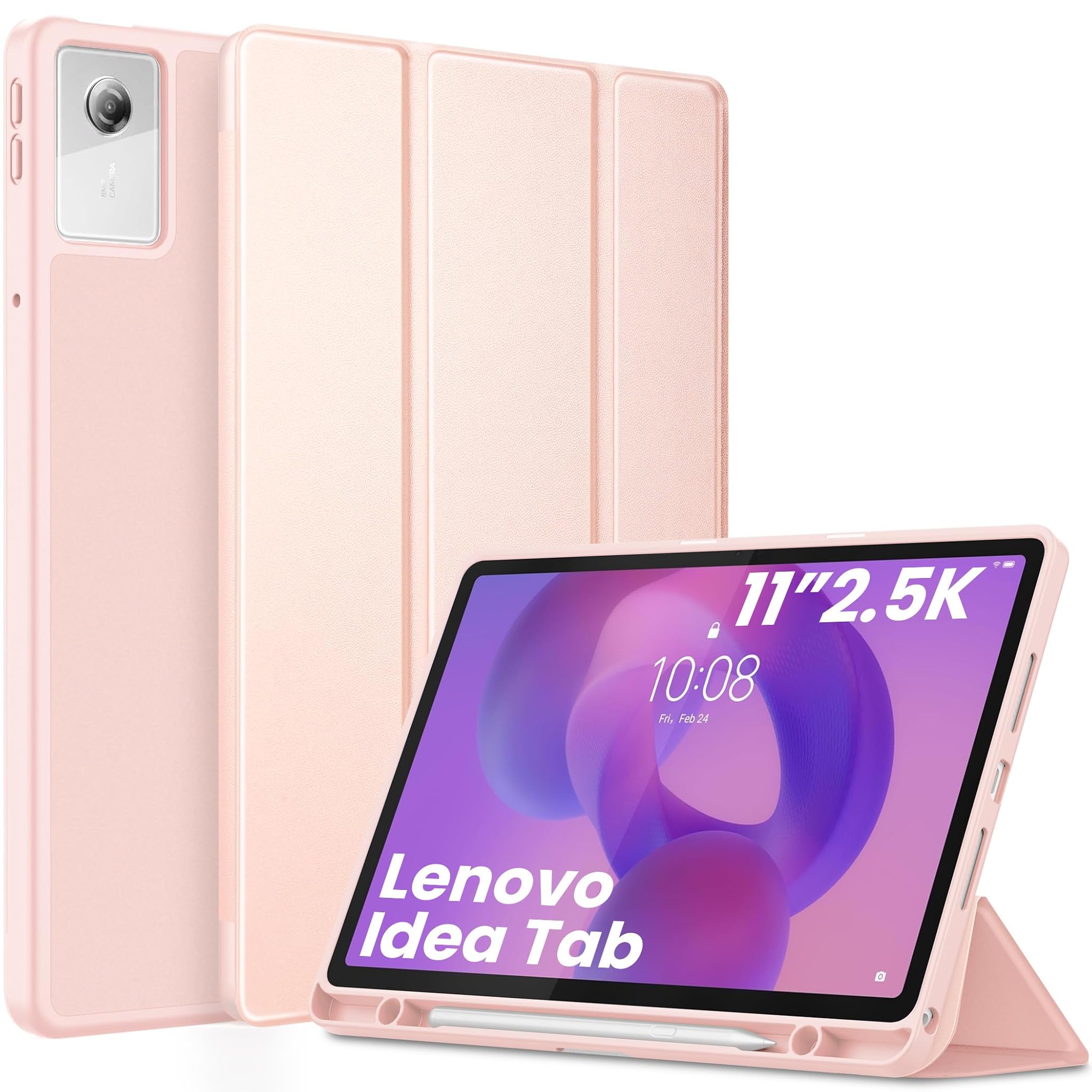 Easyacc Custodia per Lenovo Idea Tab 11" 2025, Oro Rosa