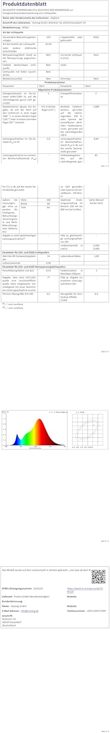 Klighten Lampada a Sospensione Cilindro GU10, Bianco - immagine 8