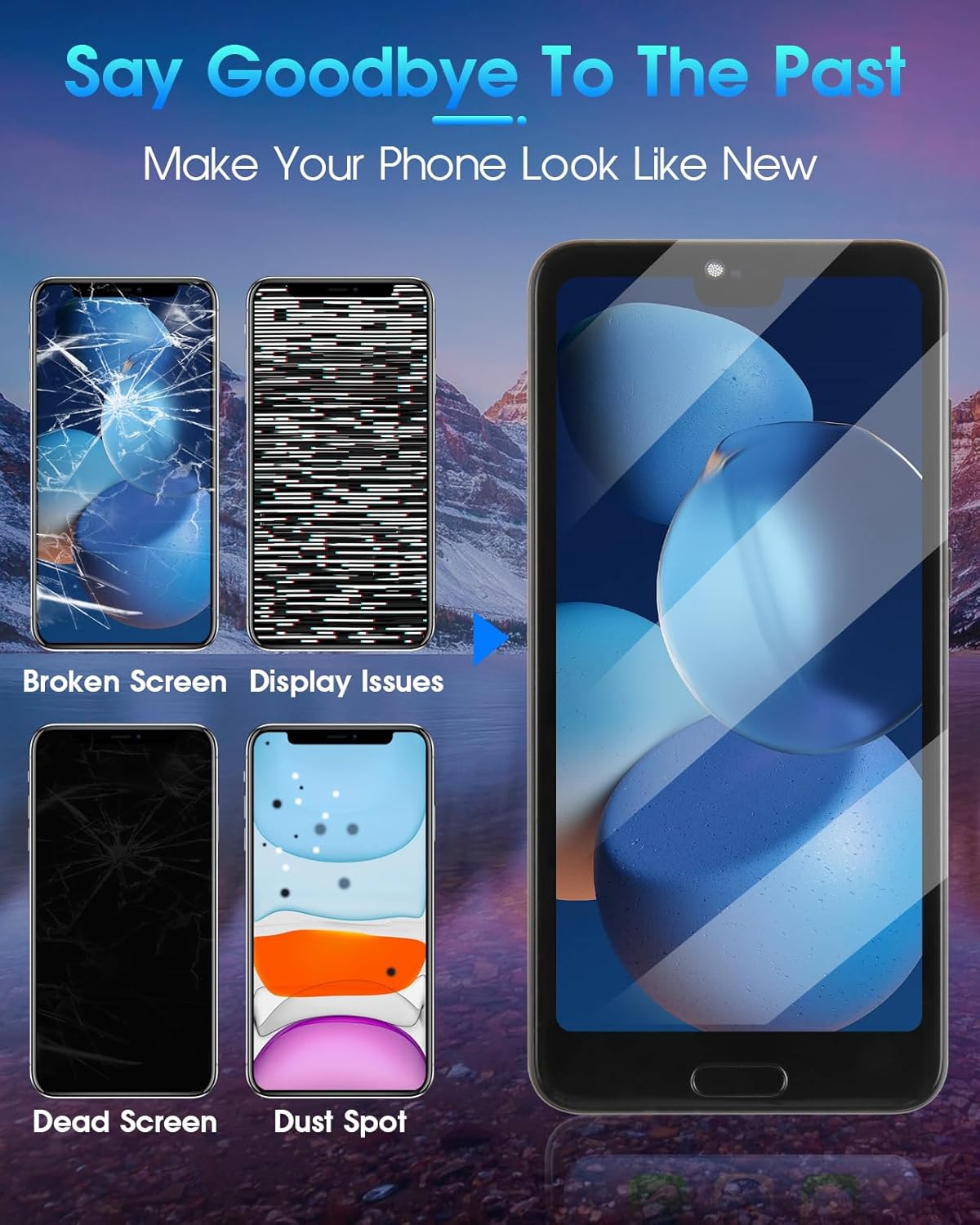 ARSSLY Display LCD per Huawei P20 PRO (Nero con Cornice) - immagine 5