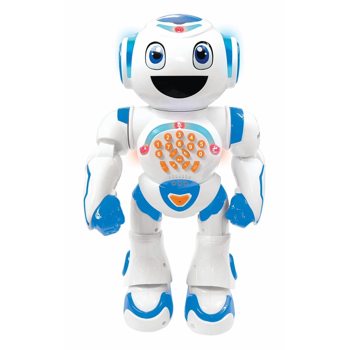 Lexibook Powerman Star - Robot Telecomandato STEM, Bianco/Blu