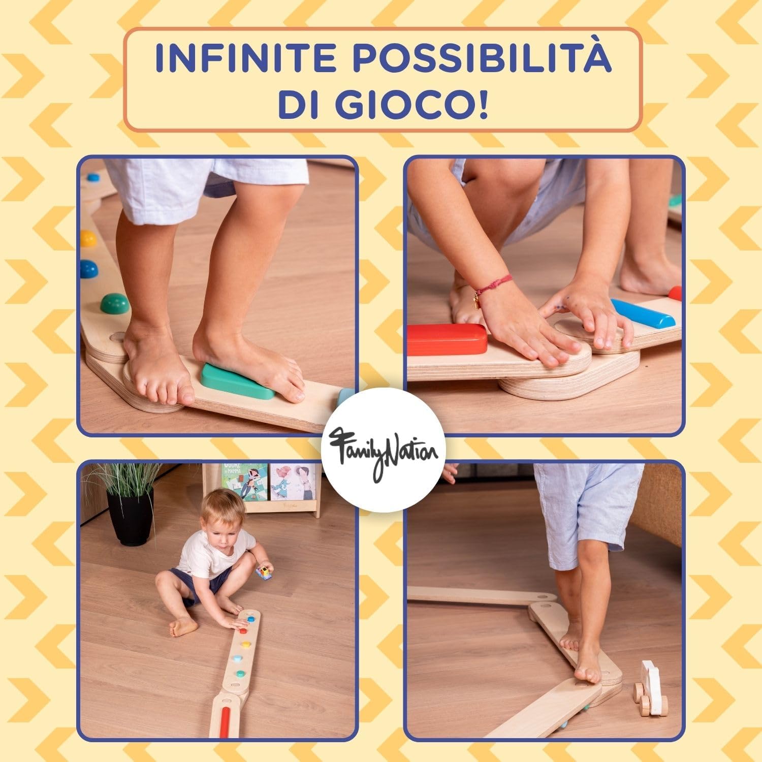 Family Nation - Percorso Sensoriale Equilibrio Montessori - immagine 3