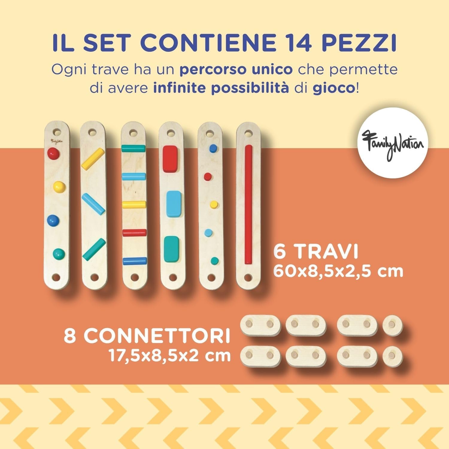 Family Nation - Percorso Sensoriale Equilibrio Montessori - immagine 5