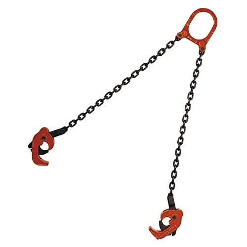 Leapiture Sollevatore per Fusti a Catena con 2 Ganci