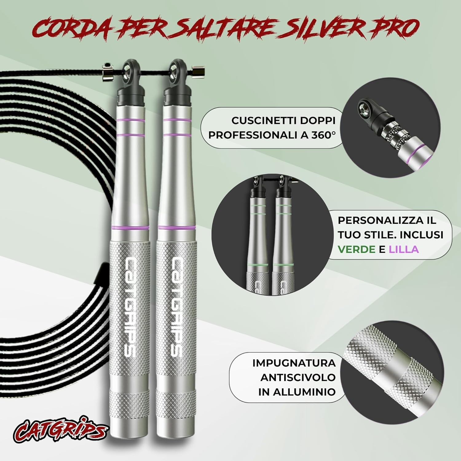 Corda per Saltare Professionale Speed Rope - immagine 2