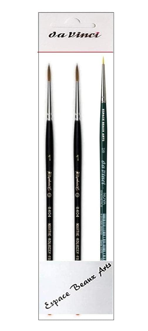 Pennello Raphael serie 8404 Kolinsky Rosso Sabbia