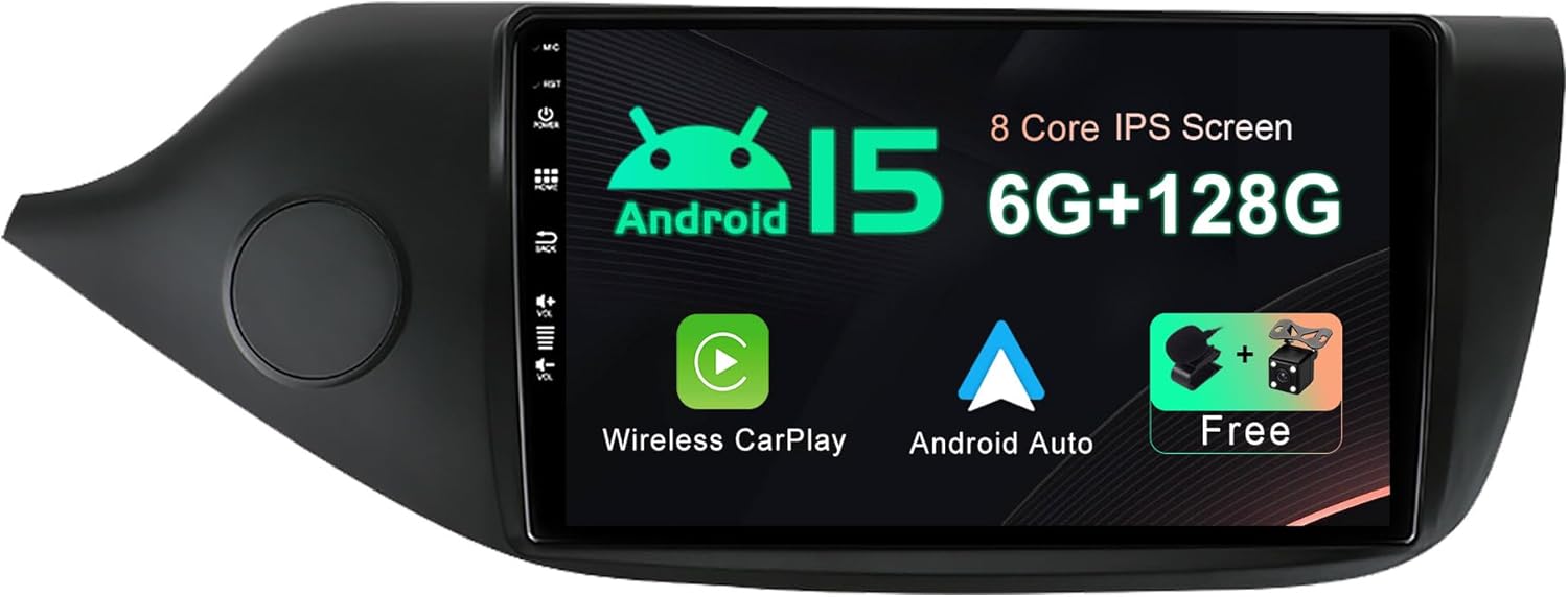 SXAUTO Autoradio Android 15 IPS 9" per Kia CEE'd (2012-2018) - immagine 1
