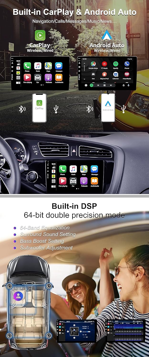SXAUTO Autoradio Android 15 IPS 9" per Kia CEE'd (2012-2018) - immagine 4