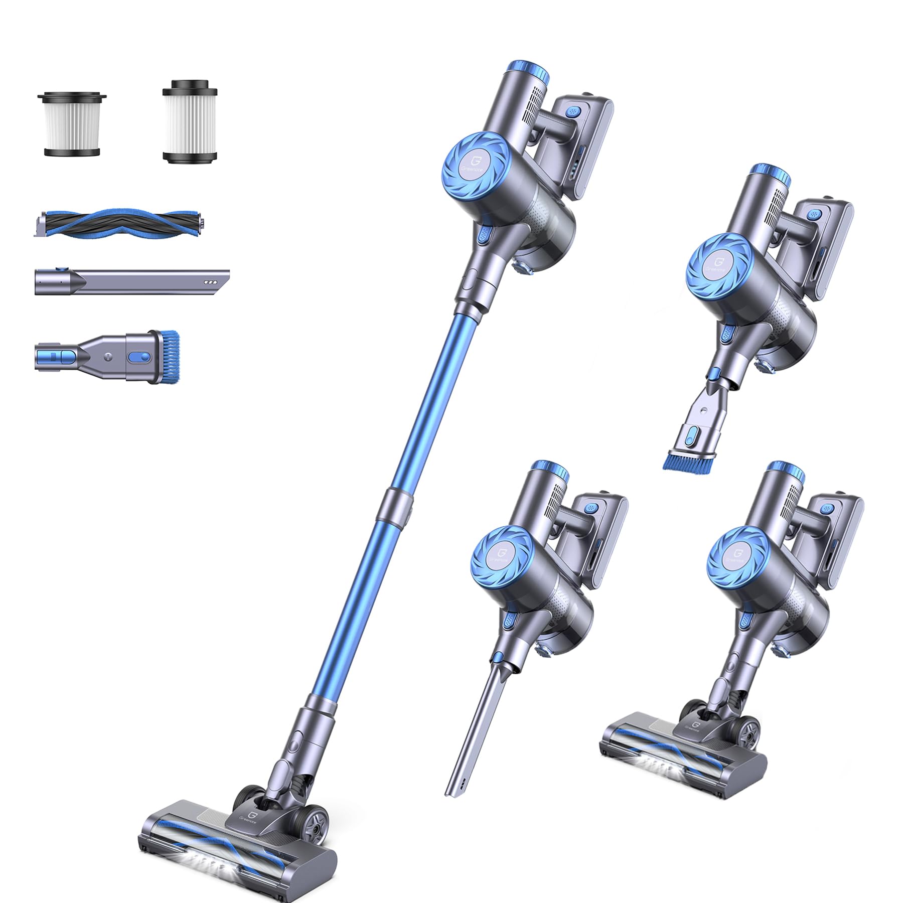 Greenote Aspirapolvere Senza Fili 45min 21kPa