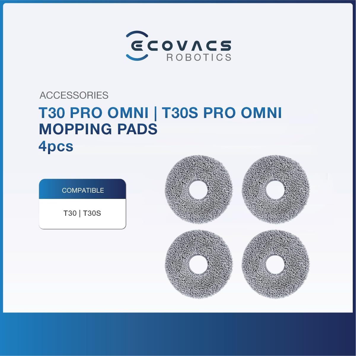 Ecovacs Panni Lavabili per DEEBOT T30 PRO OMNI - immagine 2