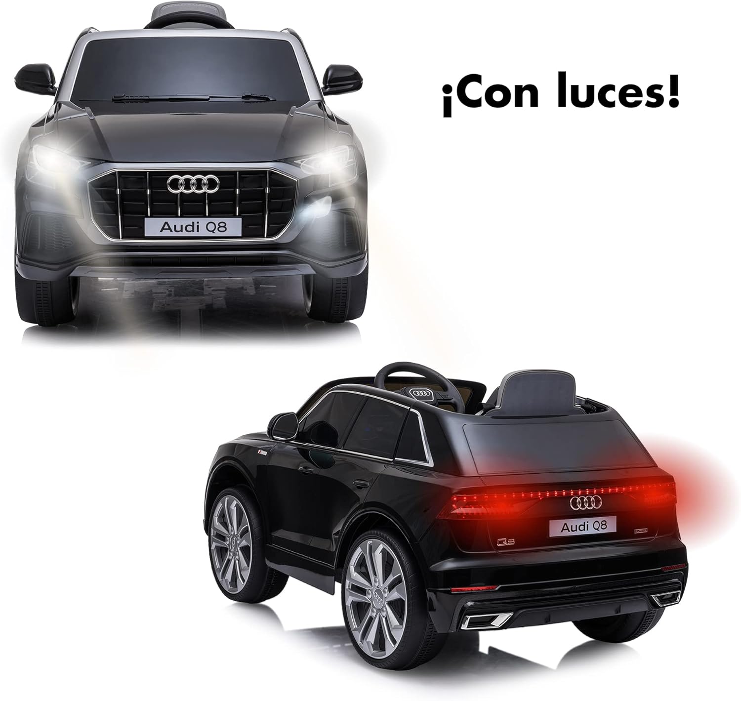 Feber Auto Elettrica Q8 Black 12V R/C per Bambini - immagine 6