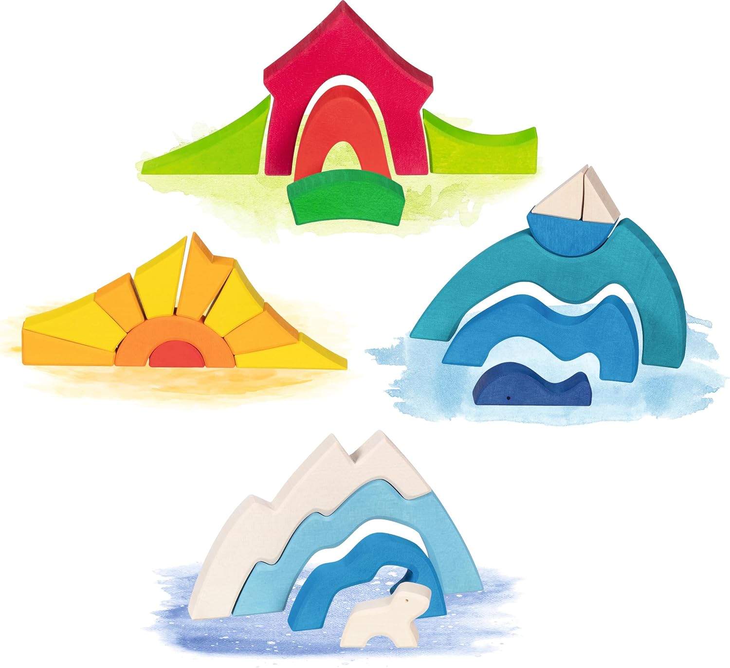 GOKI - Giocattoli per impilare e adattarsi (58351) - immagine 2