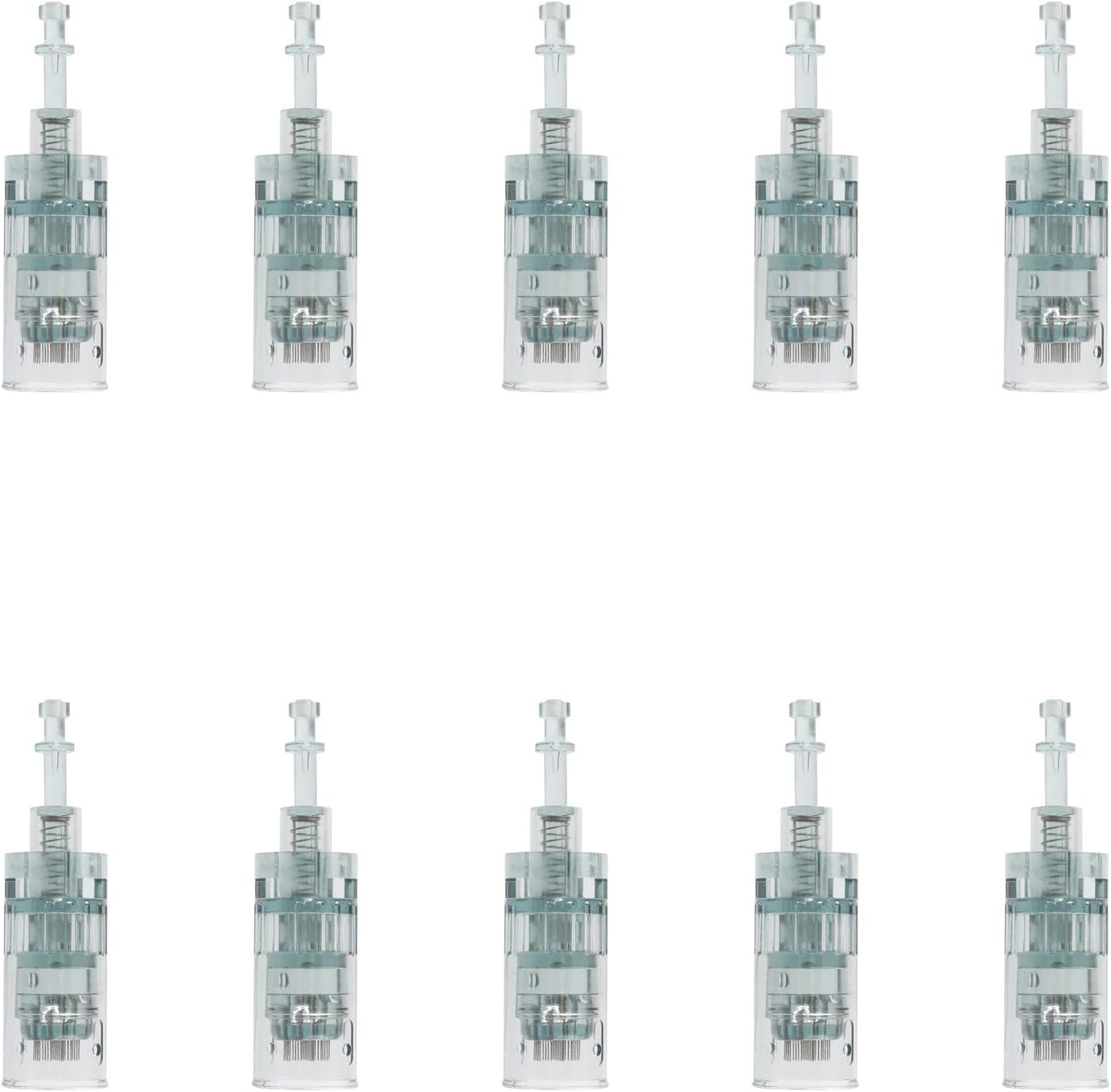 Dr. Pen Ultima M8 Microneedling Pen Cartucce di ricambio per penna a 24 pin, originali, compatibili con Angel Kiss M8 Pro, accessori di ricambio usa e getta (10 pezzi) - immagine 3