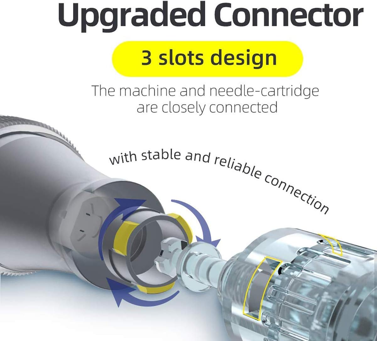 Dr. Pen Ultima M8 Microneedling Pen Cartucce di ricambio per penna a 24 pin, originali, compatibili con Angel Kiss M8 Pro, accessori di ricambio usa e getta (10 pezzi) - immagine 4